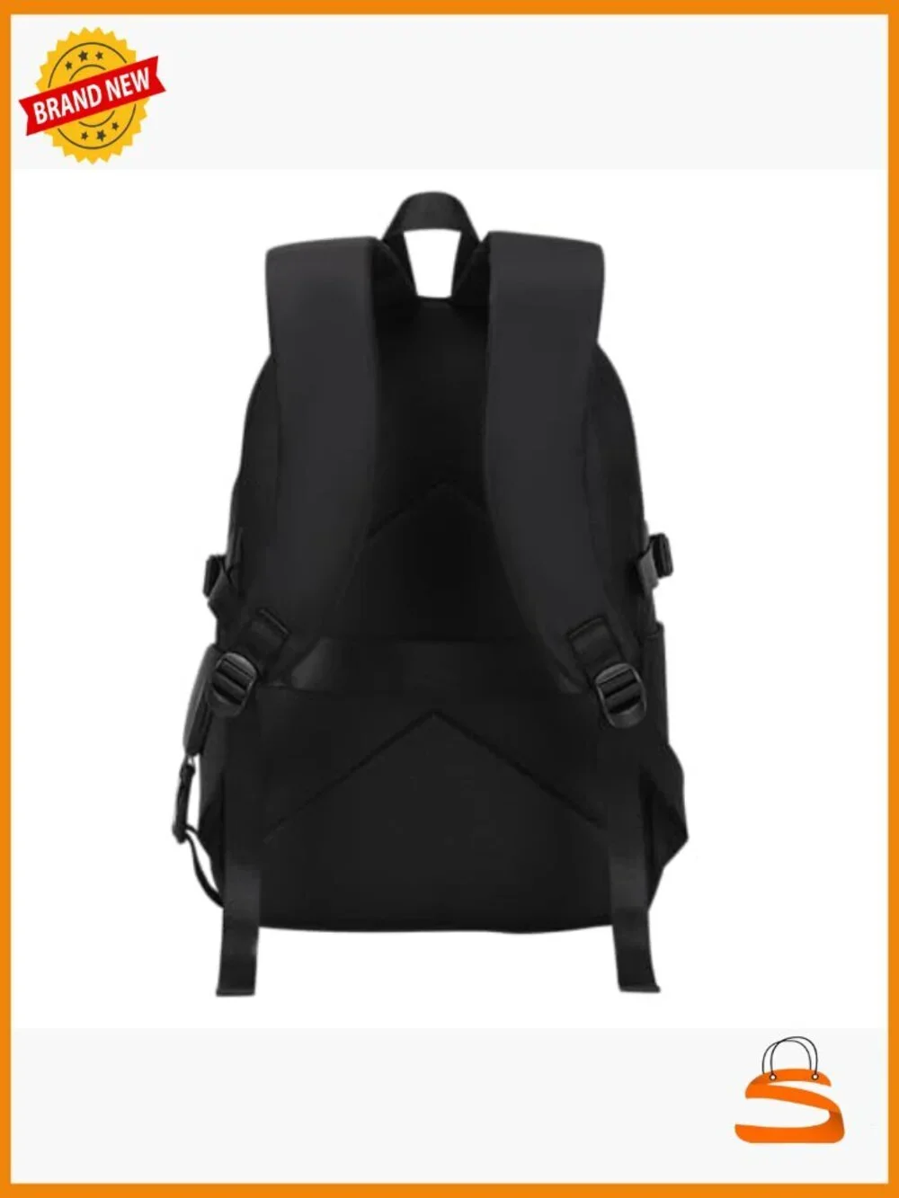 Waterproof Laptop Backpack with Padded Straps, Large Capacity 15.6 Inch